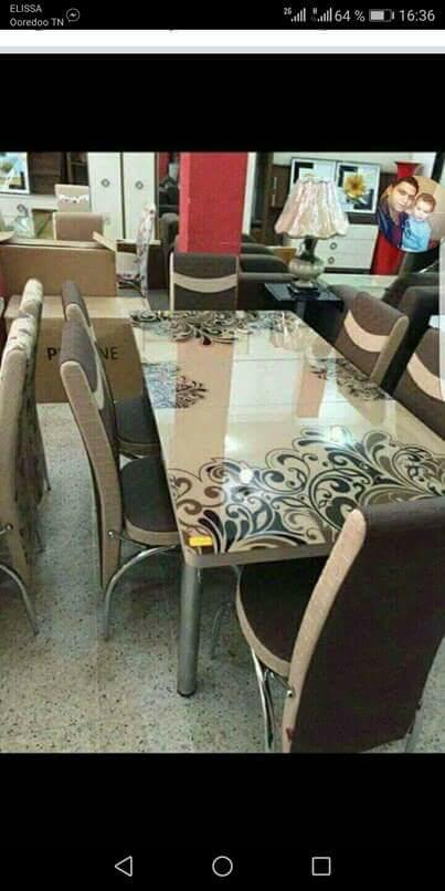 Table A Manger Extensible Blanc Laque Design Tunis 140 Cm Avec 1
