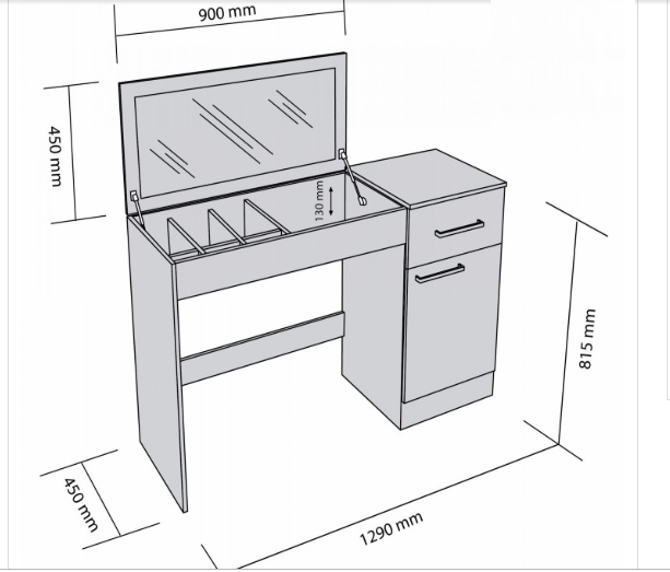 Bureau pour chambre fille