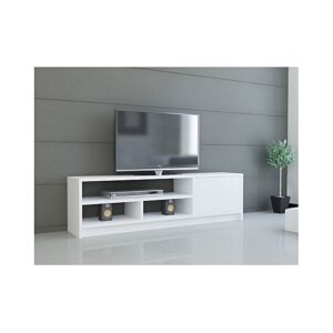 meuble tv-Blanc-1m30