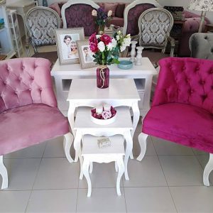 Fauteuil-capitonne-tunisie-rose-moderne