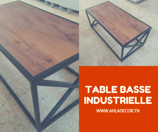 table-basse-industrielle-salon-moderne-tunisie