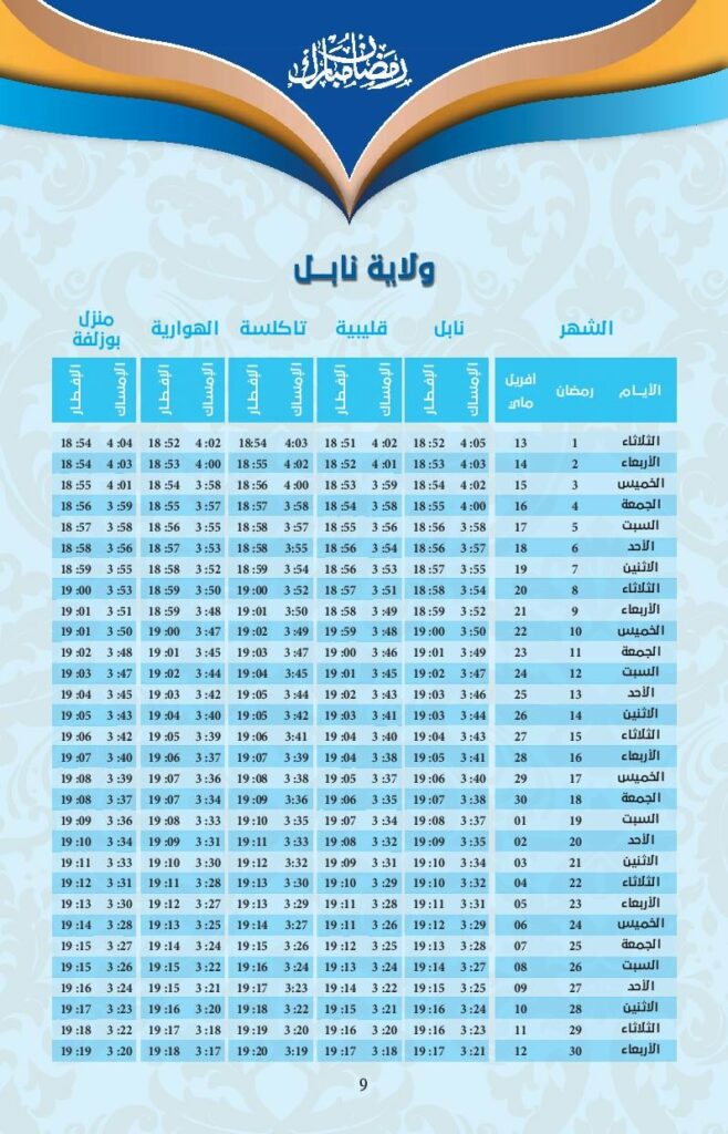 امسكيات-رمضان-2021-نابل