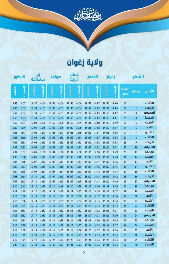 امسكيات-رمضان-2021-زغوان