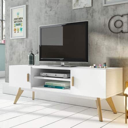 meuble-tv-scandinave-blanc-moderne-tunisie