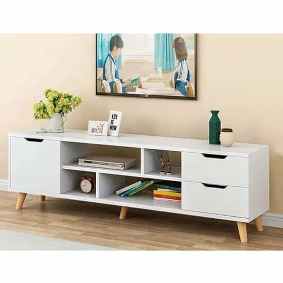 meuble-tv-scandinave-blanc-tunisie