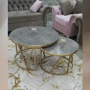 table-salon-moderne-effet-marbre-tunisie-doré