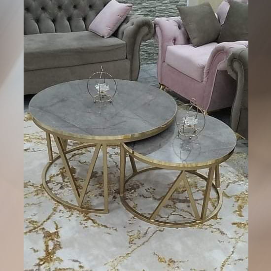 table-salon-moderne-effet-marbre-tunisie-doré