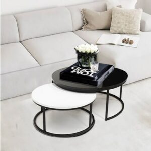 ensemble-2-tables-basses-pour-salon-moderne-noir-blanc-tunisie