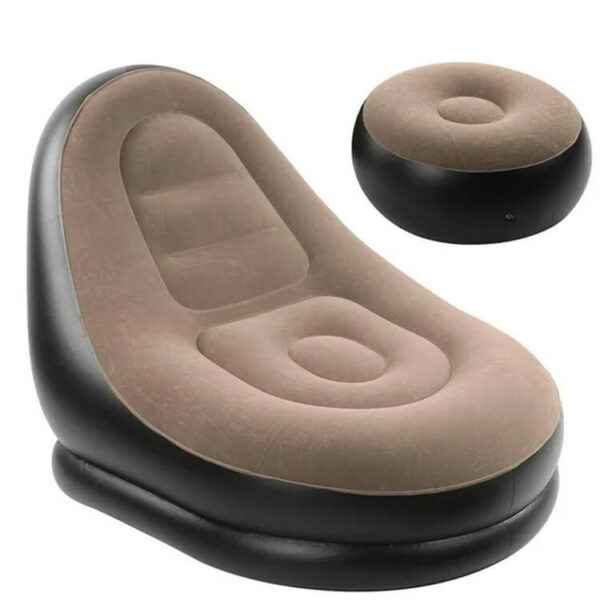 Fauteuil-gonflable-confortable-avec-repose-pied