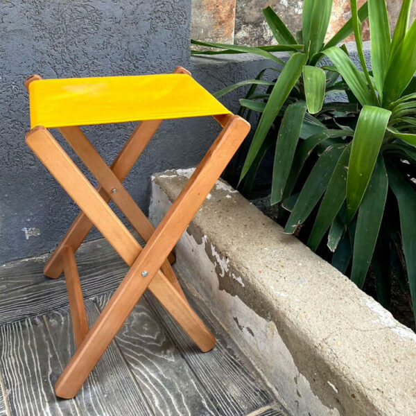 tabouret pliable-bois-massif