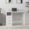 bureau-elève-3-tiroirs-blanc