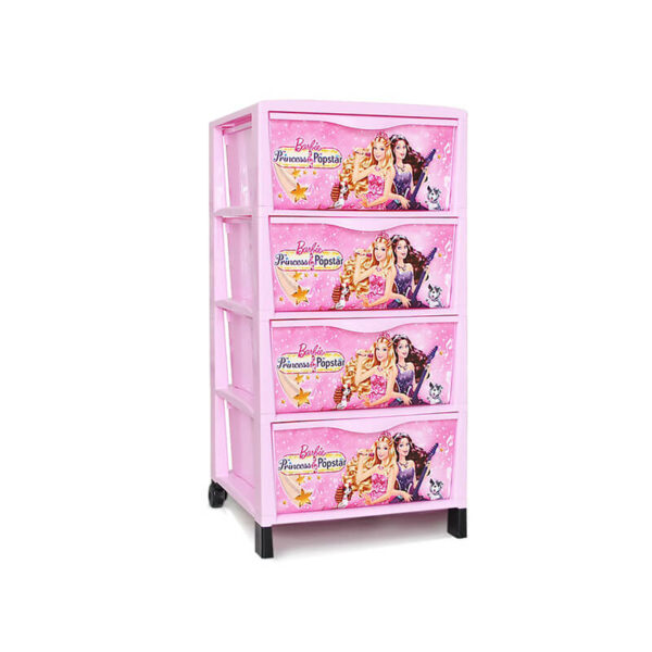 armoire-chambre-fille-4-tiroirs-avec-motif