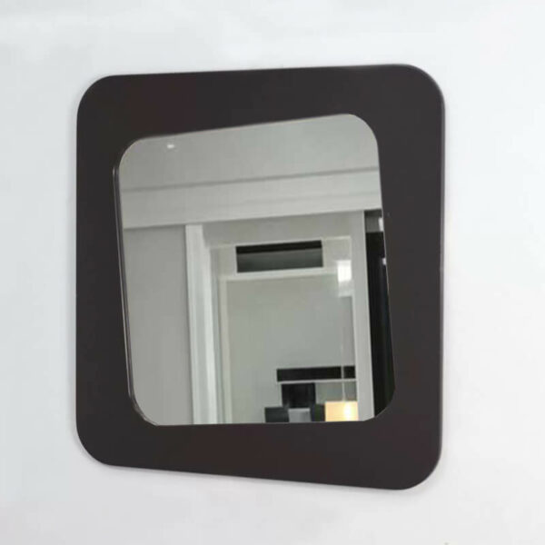 miroir-carré-cadre-marron