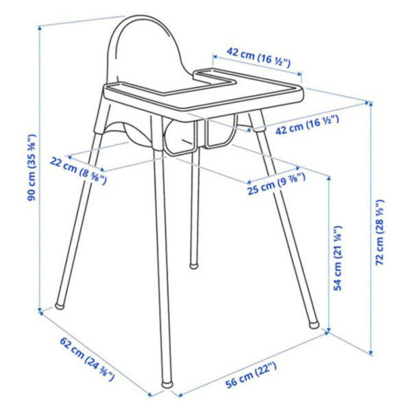 chaise-haute-bebe-slim-prima-gris
