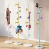 Collection porte manteaux enfants Tunisie rose bleu blanc décoration chambre.