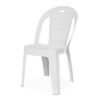 Chaise extérieur plastique blanc style bistrot rotin empilable Tunisie.