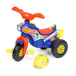 Tricycle moto Flipper avec casque, jouet garçon Tunisie plein air.